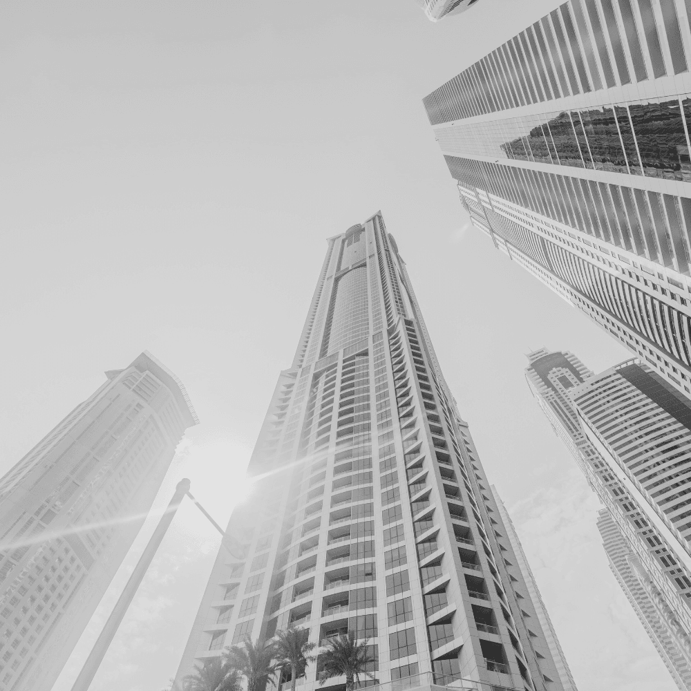 blackcar service corporate building in a limo ride